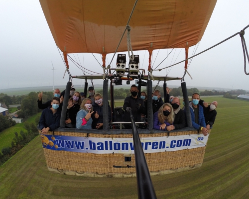 Ballonvaart Wieringerwerf naar Winkel NH